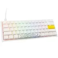 Image of Ducky One2 Pro Mini White Edition Gaming Keyboard, RGB LED - Kailh Brown US Layout