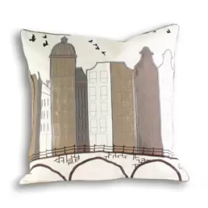 Image of Riva Home Amsterdam Cushion Cover (35x50cm) (Sand)