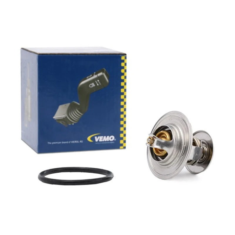Image of VEMO V95-99-0006 Engine thermostat Opening Temperature: 90°C, with gasket/seal Thermostat,coolant (316)