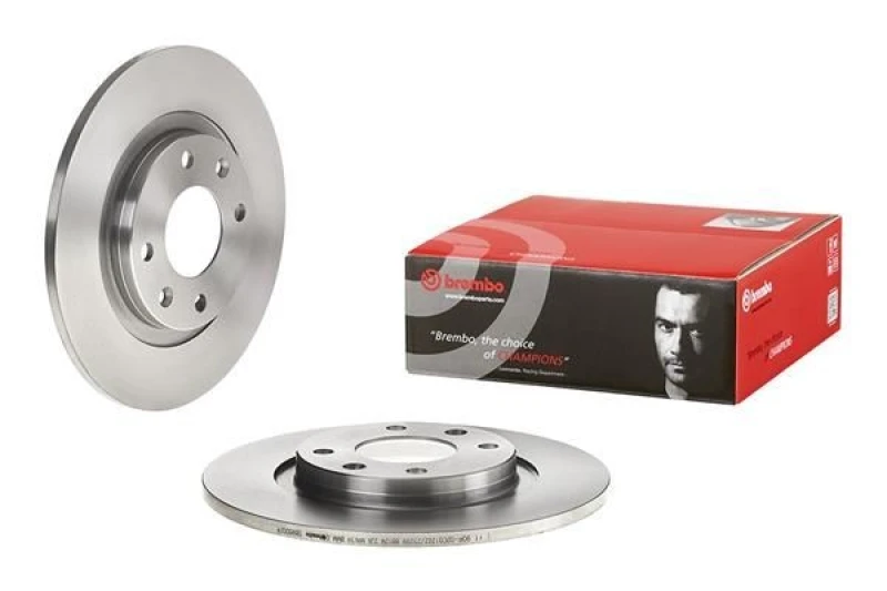 Image of BREMBO Brake disc BREMBO 08.9600.24