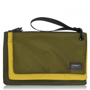 image of Ted Baker Rikmart Washbag Mens - Khaki