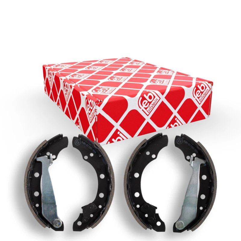 Image of FEBI BILSTEIN 07014 Brake Shoes Rear Axle, Ø: 200mm Sheet Steel Brake Shoe Set (70)