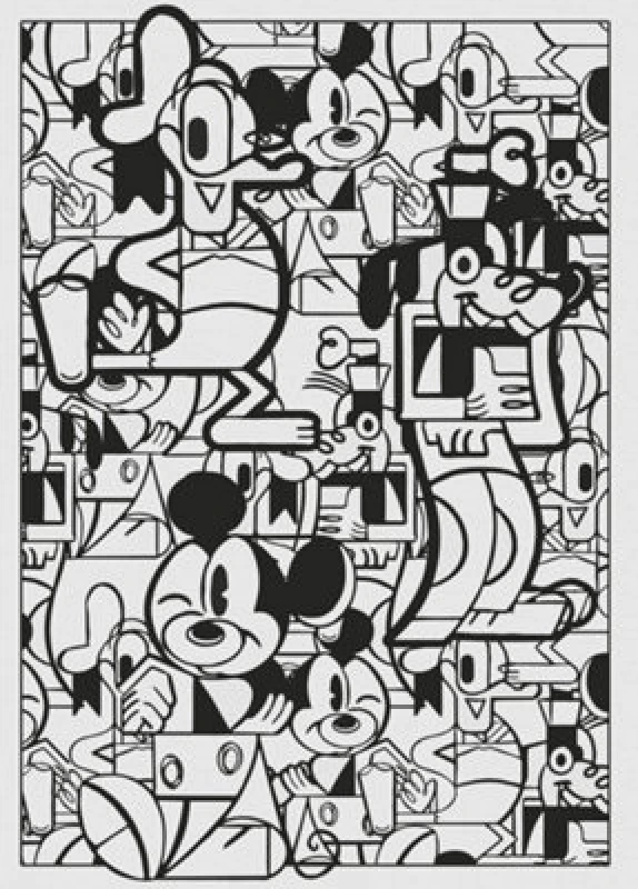 Image of Komar Disney Mickey Mouse Constructive Wall Mural, 2.8M X 2M
