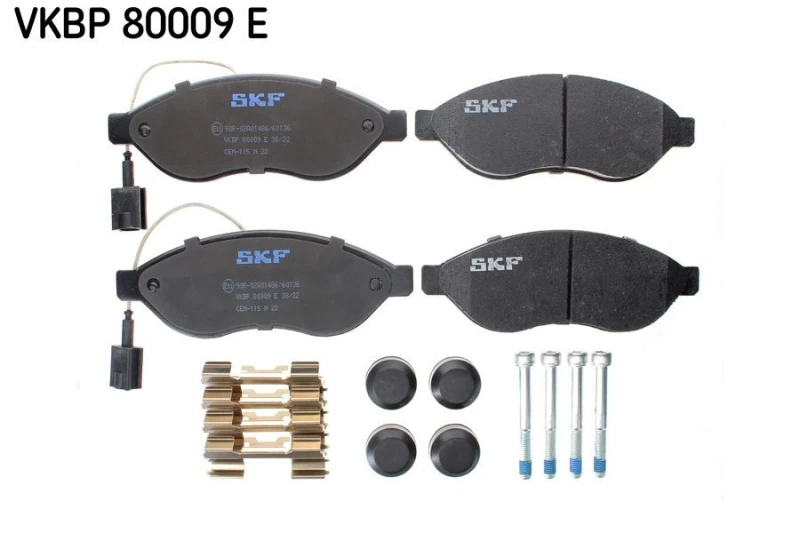 Image of SKF Brake pad set SKF VKBP 80009 E