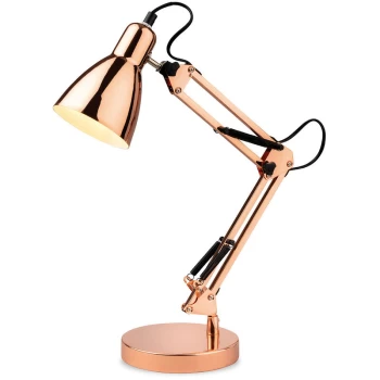 Image of Riley Taskl Light Table Lamp Copper - Firstlight