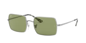 Image of Ray-Ban 0Rb1969 Rectangle Sunglasses - Silver