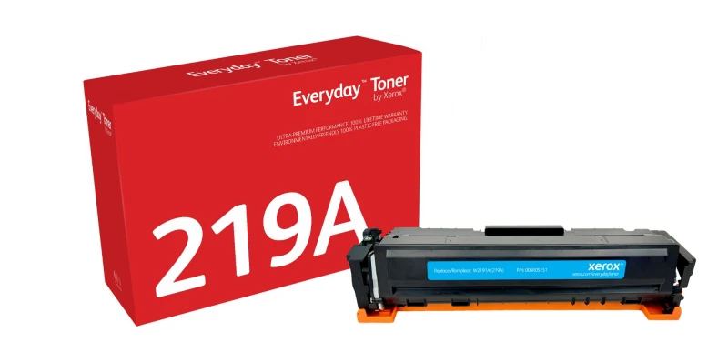 Image of Xerox 006R05151 Toner cartridge cyan. 1.2K pages (replaces HP 219A/W21