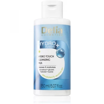Image of Delia Cosmetics Hydro Fusion + Gentle Cleansing Milk 150ml