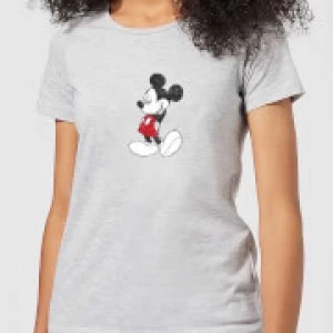 Disney Mickey Mouse NY Womens T-Shirt - Grey - M