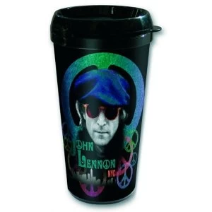 image of John Lennon - Beret Travel Mug