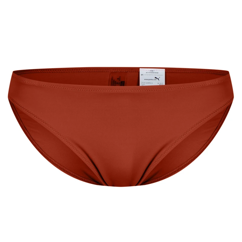 Image of Puma Classic Bikini Bottoms Womens - Brown Brown 8