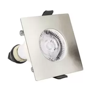 Image of Integral EvoFire Fire Rated Low Profile Fixed Square Downlight - Satin Nickel