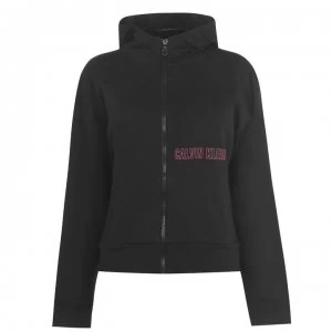 Image of Calvin Klein Performance Full Zip Hoodie - 007 CK Black