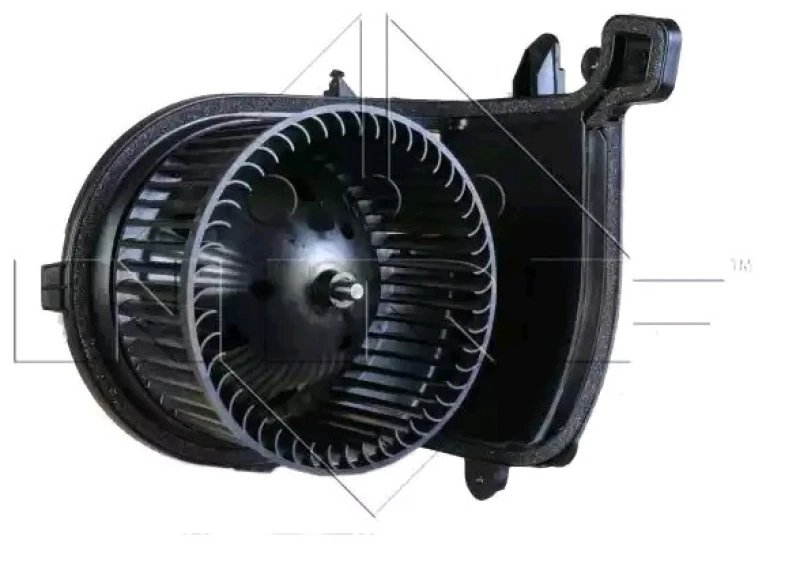 Image of NRF 34108 Blower Motor EASY FIT without integrated regulator, with adapter Interior Blower (2669)