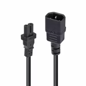 image of Lindy 1m IEC C14 to IEC C7 (Figure 8) Power Cable