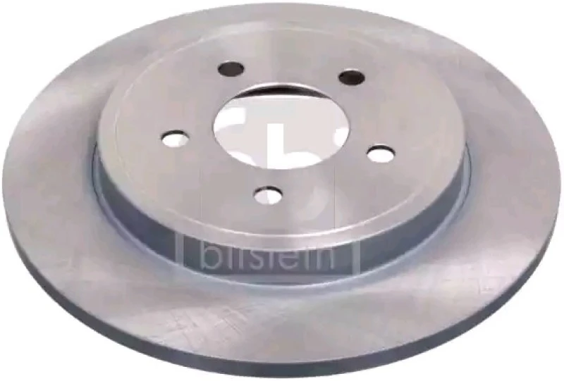 Image of FEBI BILSTEIN 43885 Brake disc Rear Axle, solid, Coated Brake Disc (82)