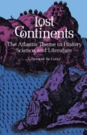Image of lost continents atlantis theme in history science and literature