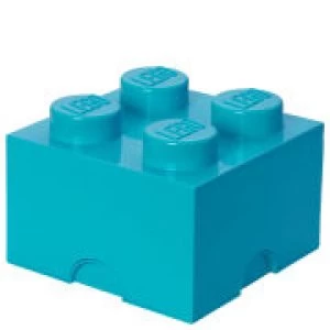 image of LEGO Storage Brick Box 4 - Medium Azure