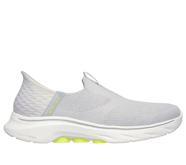 Image of Skechers Go Walk 7 Slip On Trainers Mens Slip On Trainers 8 (42) Grey 10097602280