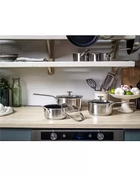 Image of KitchenAid Stainless Steel Saucepans