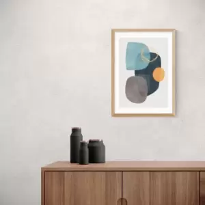 Image of East End Prints Cyra Print Blue