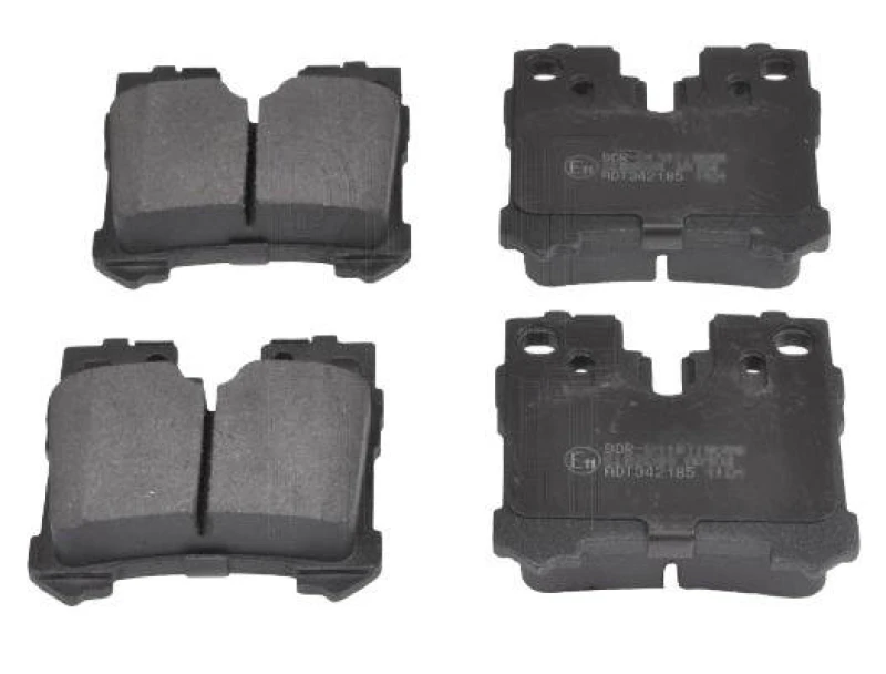 Image of Blue PRINT ADT342185 Brake pad set Rear Axle, prepared for wear warning indicator Brake Pad Set,disc brake (402)