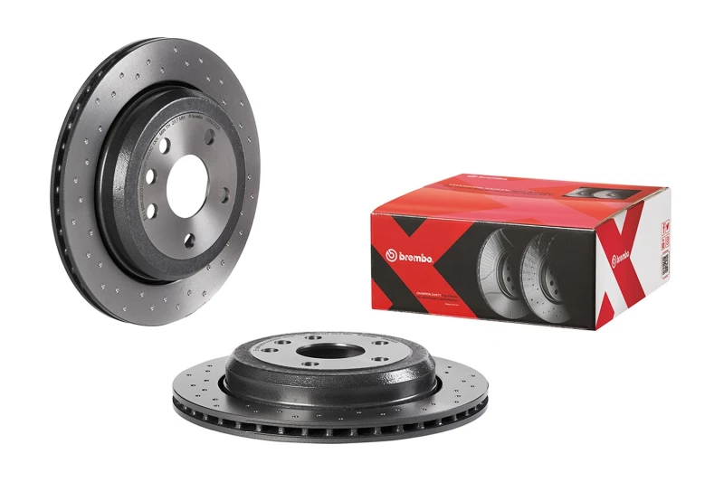 Image of BREMBO Brake disc BREMBO 09.N235.2X