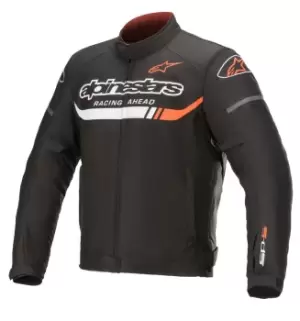 Image of Alpinestars T-SP S Ignition Waterproof Jacket Black White Red Fluo 2XL