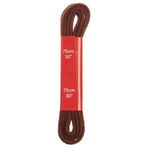 image of Punch Round Brown Laces - 75cm