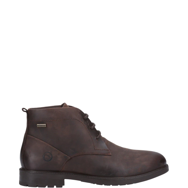 Image of Cotswold Mens Beckford Leather Chukka Boots UK Size 7 (EU 40) BROWN COT815-BROWN-7