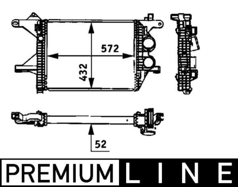 Image of Intercooler MAHLE CI 94 000P