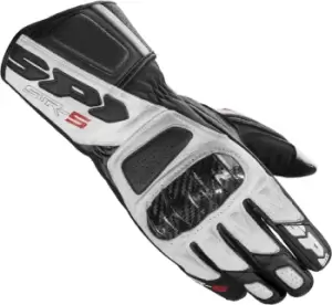 image of Spidi STR-5 Gloves, black-white Size M black-white, Size M