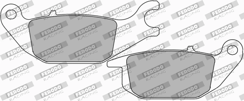 Image of Brake pad set FERODO RACING FDB2143EF