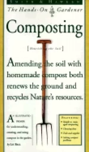 Image of hands on gardener composting