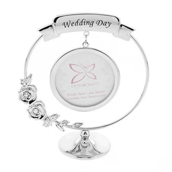 image of Crystocraft Frame - Wedding Day - Crystals From Swarovski?