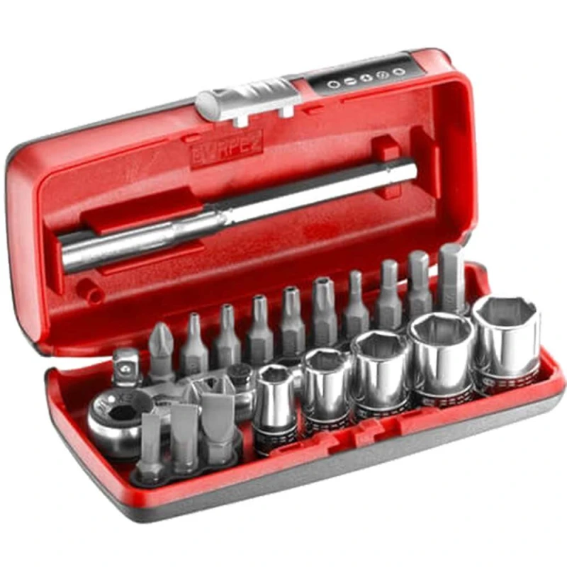 Image of Facom R1PICOPB 23 Piece Ultra Compact Bit and Socket Set R1PICOPB Drive: 1/4"