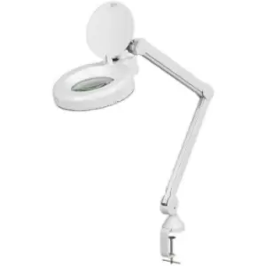 Image of LED Magnifying Glass Light & G Clamp Mount - Craft Detail Engrave Work - Table