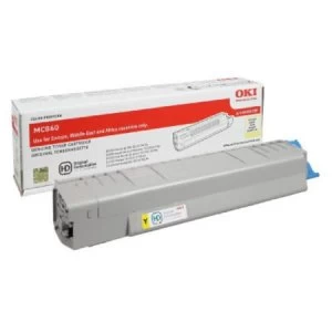 Image of OKI 44059209 Yellow Laser Toner Ink Cartridge
