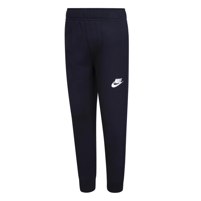 Image of Nike Younger Boys Club Fleece Rib Cuff Jogger - Black Size 2-3 Years Black Q977E Unisex 2-3 YEARS