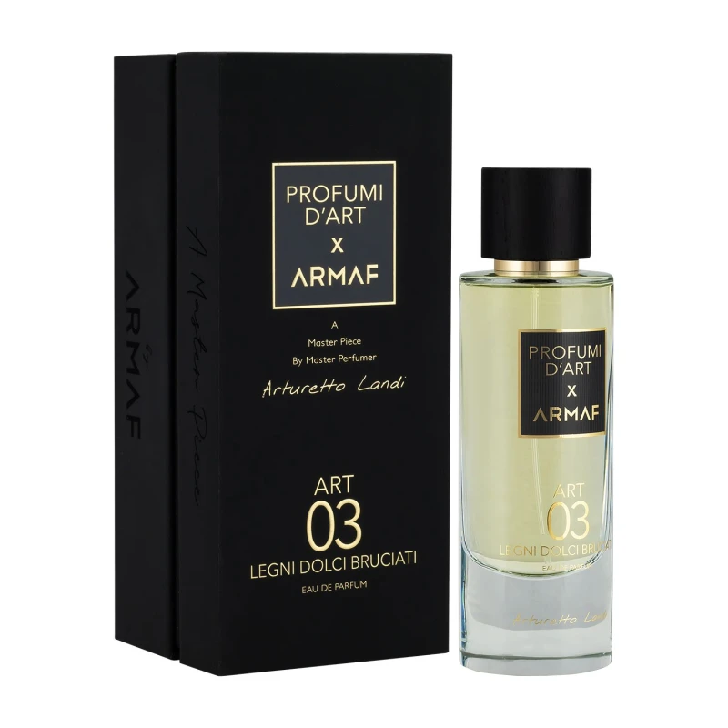 Image of Armaf Mens Profumi D'Art 03 Legni Dolci Bruciati Eau de Parfum 105ml in Black Size: 100ml Black Male 100ml