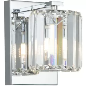 Image of Elstead Quoizel Divine Wall Lamp Polished Chrome, IP44