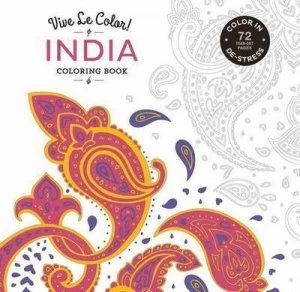 Image of Vive Le Color India adult Coloring Book by Abrams Noterie Paperback