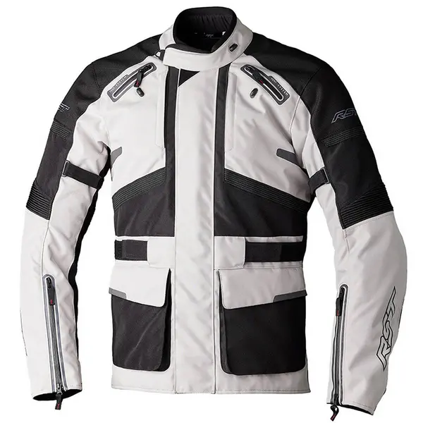 Image of RST Endurance Jacket Silver Black Size 54