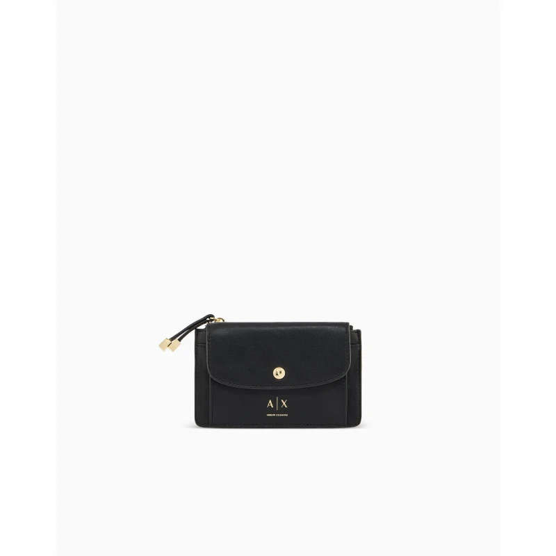 Image of Armani Exchange Womens Coin Purse Black female One Size