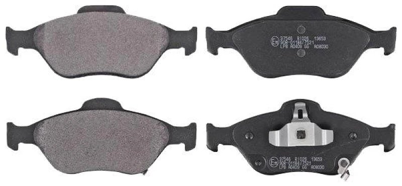 Image of A.B.S. 37546 Brake pad set with acoustic wear warning Brake Pad Set,disc brake (402)