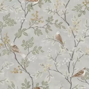Image of Superfresco Easy Birds Of A Feather Fern Wallpaper