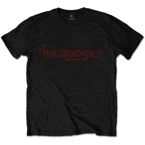 Image of Iggy & The Stooges - Vintage Logo Mens XX-Large T-Shirt - Black