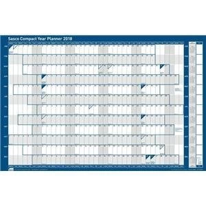 image of Original Sasco 2017 Unmounted Compact Year Planner Landscape