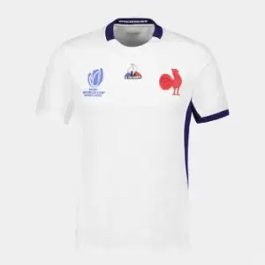 image of Le Coq Sportif Away Replica Rugby Shirt - White