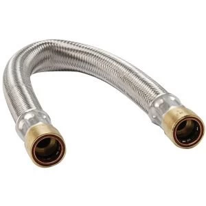 Image of Push Fit Flexible Pipe Connector Dia15mm Dia15mm L500mm